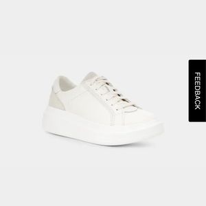 UGG White Scape Lace Sneakers